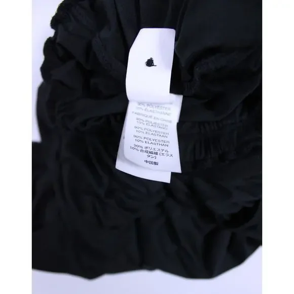 Vuori womens short sleeve lux crew neck t-shirt jumpsuit keyhole black sz XL - Picture 8 of 8